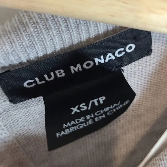 Club‎ Monaco wool silk tie back sweater - Picture 9 of 10